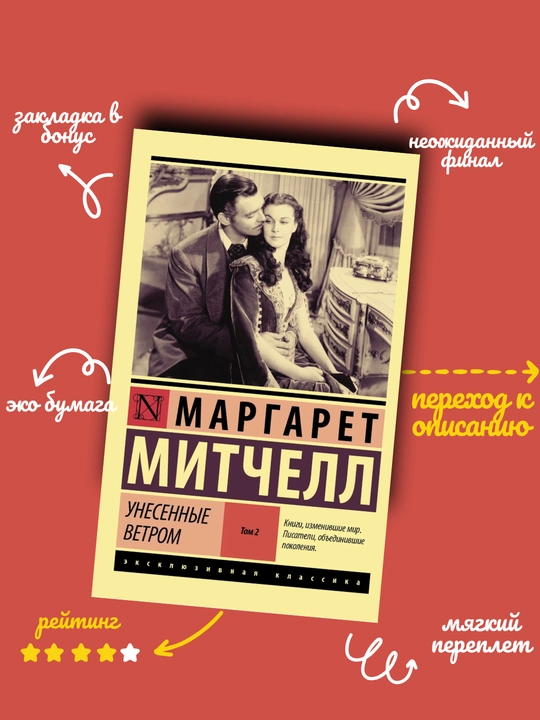 Маргарет Митчелл, Унесенные Ветром, Том 1, Том 2
