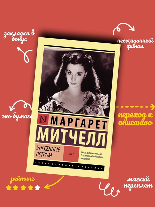 Маргарет Митчелл, Унесенные Ветром, Том 1, Том 2
