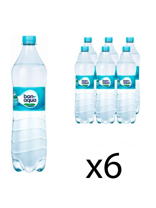 Bonaqua mineral suvi, gazlanmagan 1 l (blok, 6 dona) - 