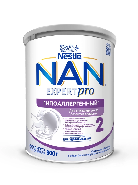 Детская смесь NAN 2 Гипоаллергенный, 800 г - 