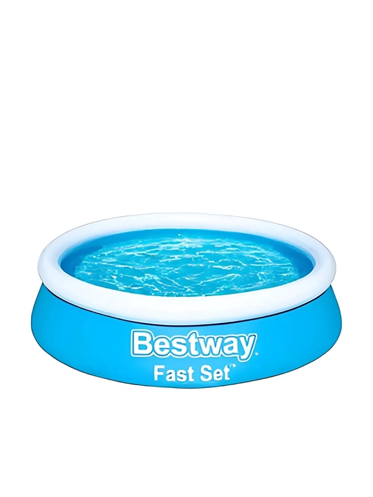 Бассейн надувной Bestway Fast Set, до 3800 литров, прочный ПВХ