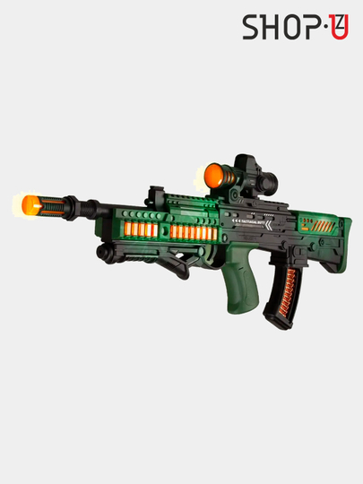 Пневматическая, снайперская винтовка AWM L92, с глушителем и лазерным прицелом, Ak47