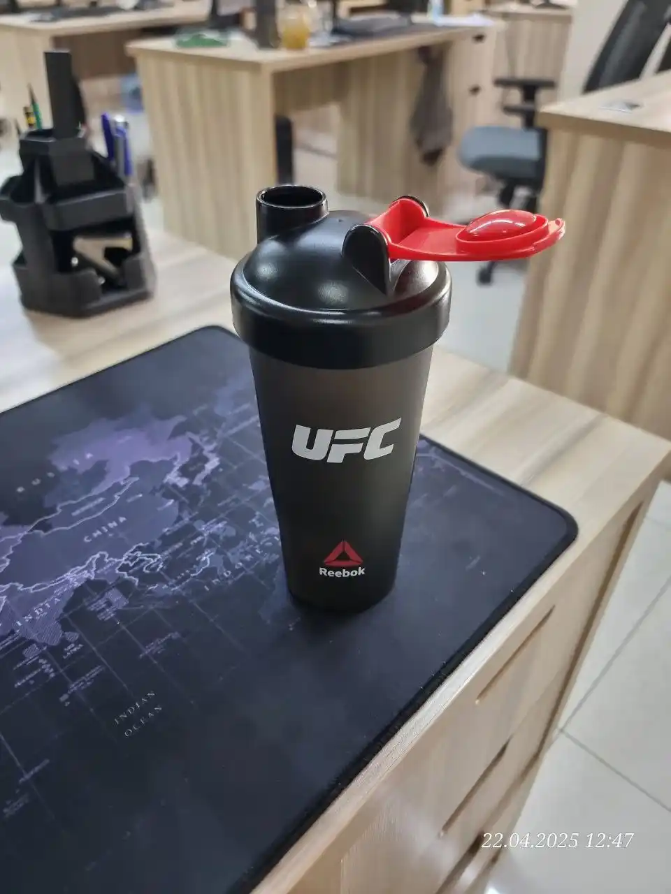 Protein uchun sheyker, salqin ichimliklar uchun, suv shishasi, 600 ml