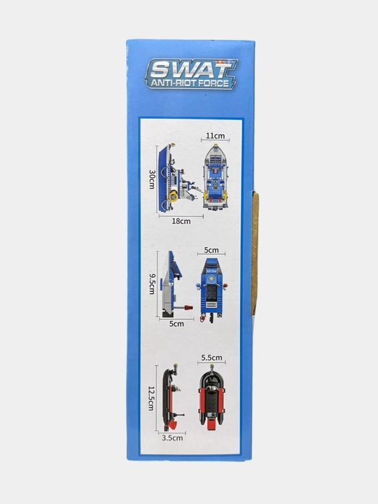 Конструктор Woma SWAT Anti-Riot Force, 6+, 480 деталей