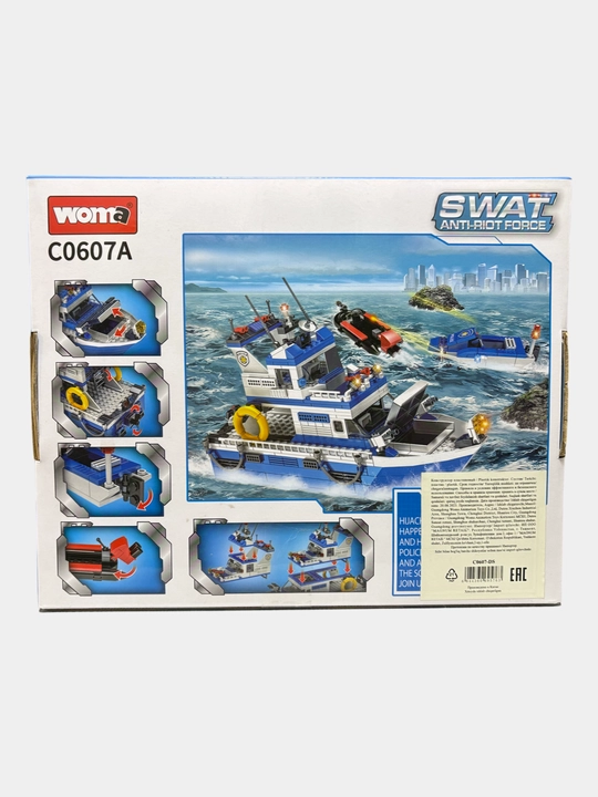 Конструктор Woma SWAT Anti-Riot Force, 6+, 480 деталей