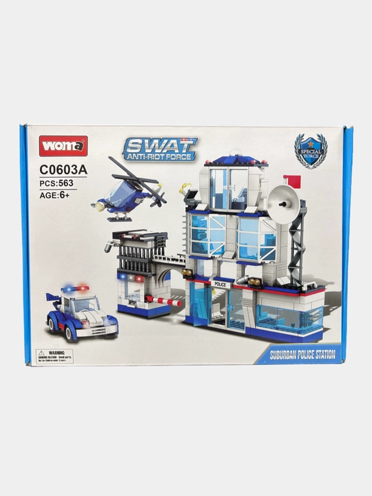 Конструктор Woma Swat Anti-Riot Force, 6+, 563 деталей - 