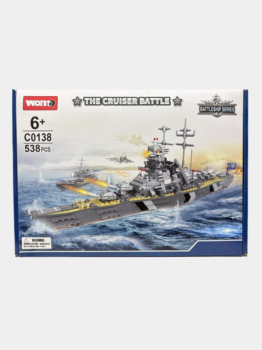 Конструктор Woma The Cruiser Battle, 6+, 538 деталей - 