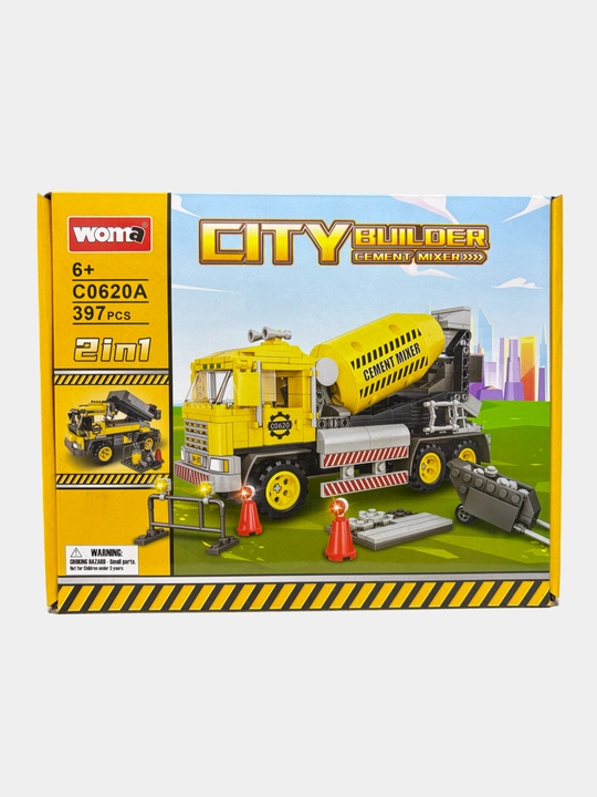 Конструктор Woma City Builder, 6+, 397 деталей - 