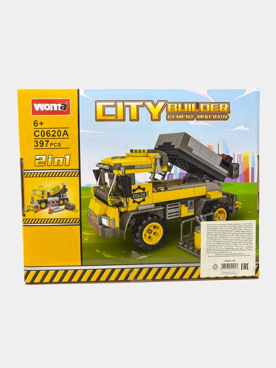 Конструктор Woma City Builder, 6+, 397 деталей
