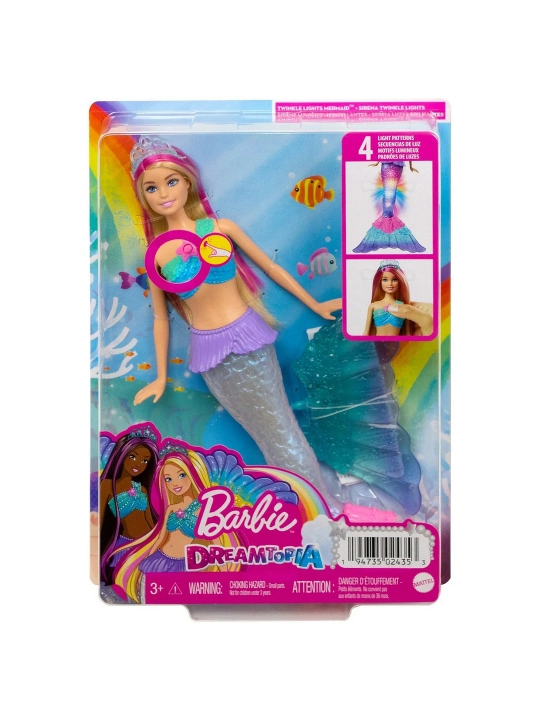 Barbie qo'g'irchog'i yorqin kichkina suv parisi