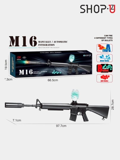 AWM L92 bolalar havo snayper miltig'i, glushitelli va lazerli pritsel, Ak47 - 