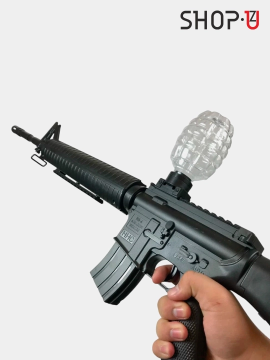 Пневматическая, снайперская винтовка AWM L92, с глушителем и лазерным прицелом, Ak47