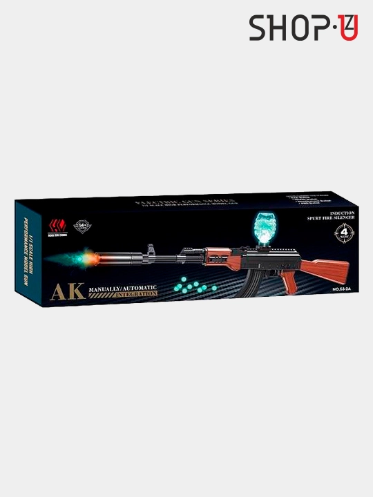 AWM L92 bolalar havo snayper miltig'i, glushitelli va lazerli pritsel, Ak47