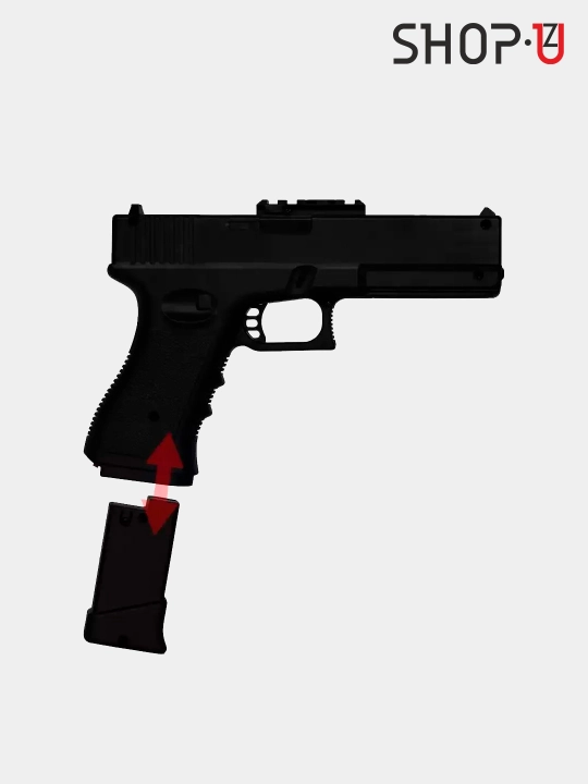 AWM L92 bolalar havo snayper miltig'i, glushitelli va lazerli pritsel, Ak47