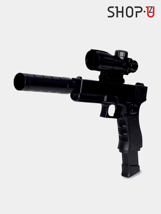 AWM L92 bolalar havo snayper miltig'i, glushitelli va lazerli pritsel, Ak47