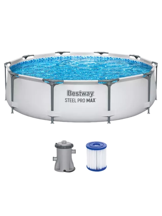 Каркасный бассейн Bestway Steel Pro Max, 4062-10220 л