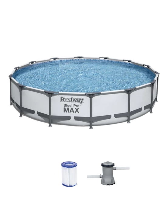 Каркасный бассейн Bestway Steel Pro Max, 4062-10220 л