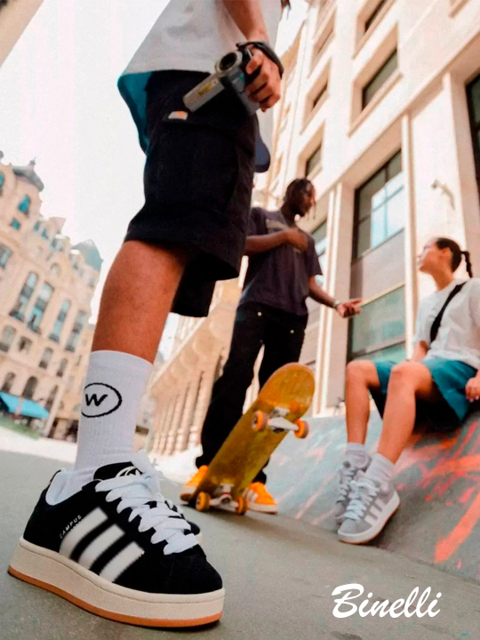 Erkaklar, ayollar uchun Adidas Campus, Samba krossovkalari, o‘smirlar uchun, 40–45