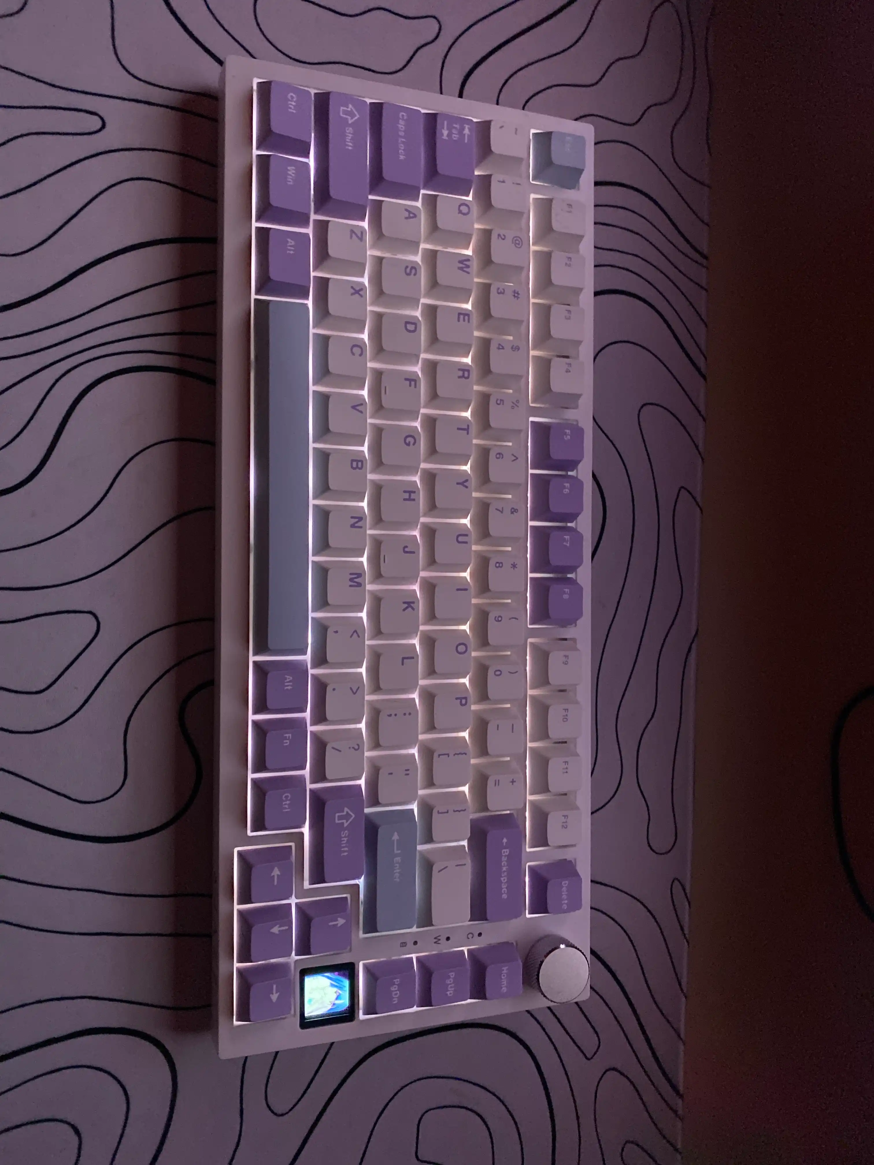 AJAZZ AK820 Pro mexanik klaviaturasi, o‘yin, simli, simsiz, Bluetooth, RGB