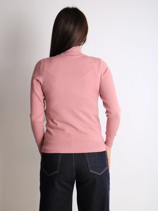 Ayollar uchun kashemir va junli vodolazka, kuz va qish uchun sviter, L - XL o'lcham