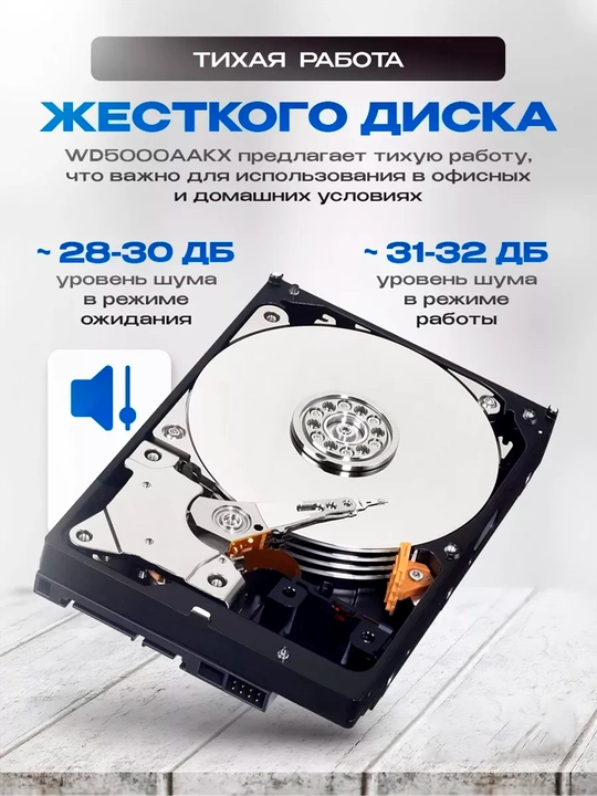 Жесткий диск HDD 500 ГБ 1 ТБ 2 ТБ 3'5 SATA 6 Гб/с, 5400/7200 rpm для ПК компьютера