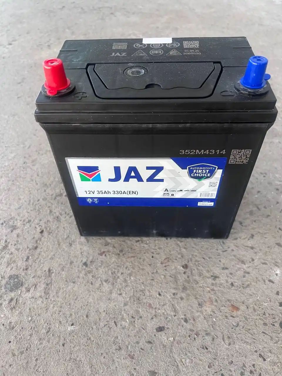 JAZ BATTERY - аккумуляторная батарея - джизакский аккумуляторный завод AJ - 1 год гарантии