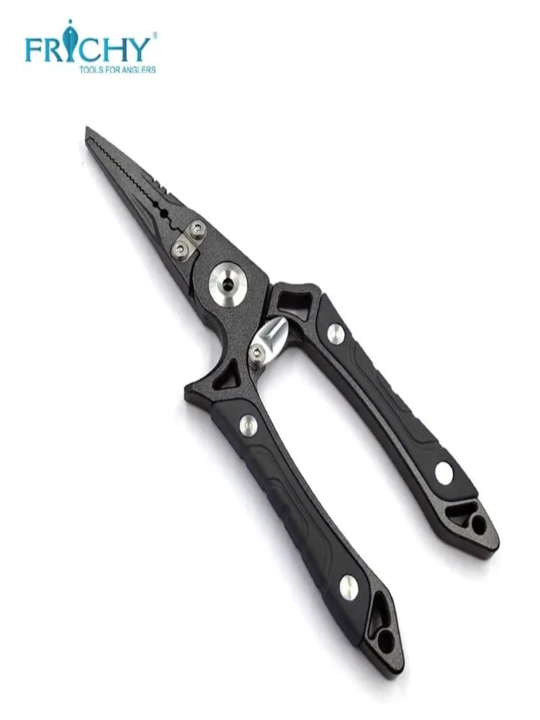 Обжимные плоскогубцы Frichy Stainless Steel Fishing Pliers XP220 Black, 185 мм - 