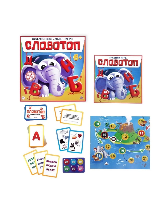 Настольная игра "Словотоп", 6+