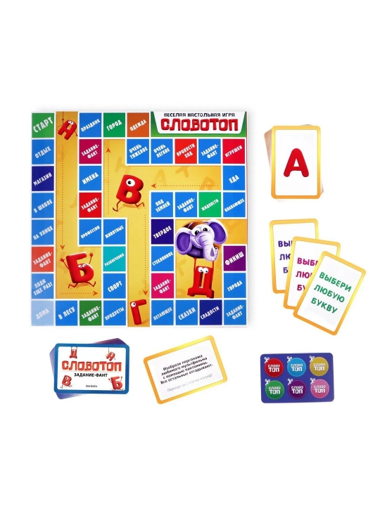 Настольная игра "Словотоп", 6+