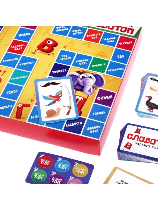Настольная игра "Словотоп", 6+