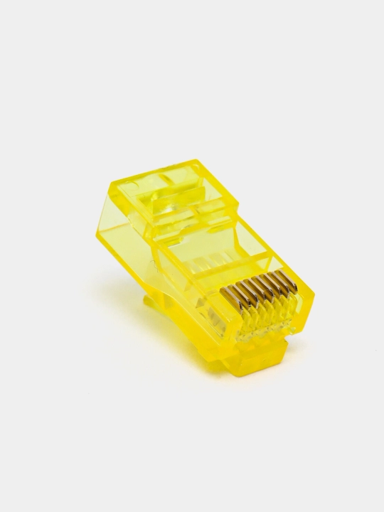 Коннектор RJ45 - CAT6, категория 6 не сквозной, цветной - 