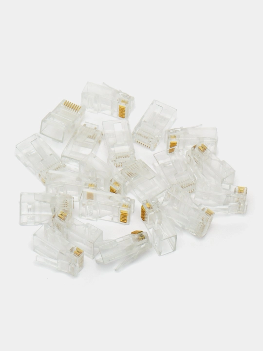 Коннектор RJ45 - CAT6, категория 6 не сквозной, цветной