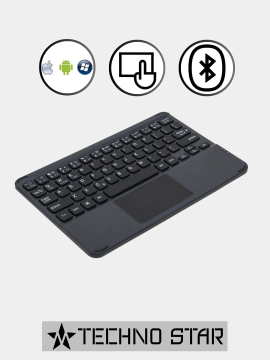 Simsiz tachpadli klaviatura, planshet uchun, ultra yupqa