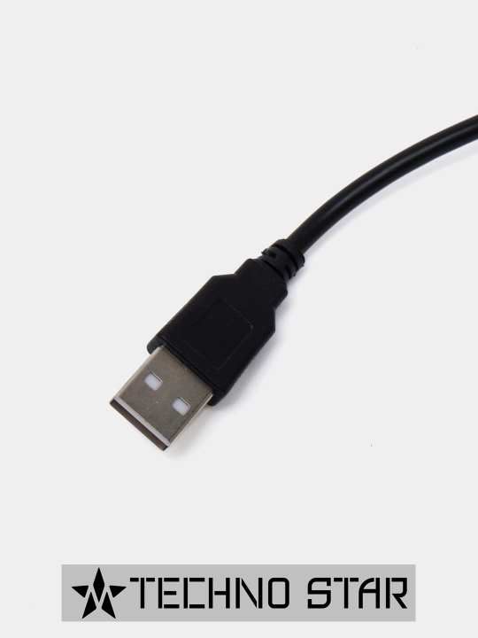 Kompyuter uchun USB geympad, simli joystik, 2 tasi 1 da, gamepad