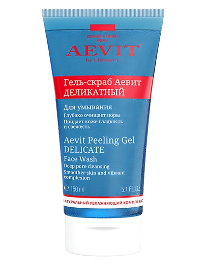 AEVIT BY LIBREDERM деликатный гель-скраб для умывания, 150 мл - 