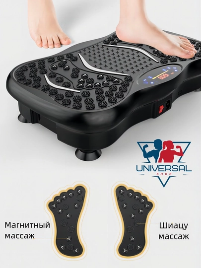 Vibratsiyali platforma, sport va vazn yo'qotish uchun, fitness simulyatori, kardio Stepper — УНВРСЛ-VIBRO