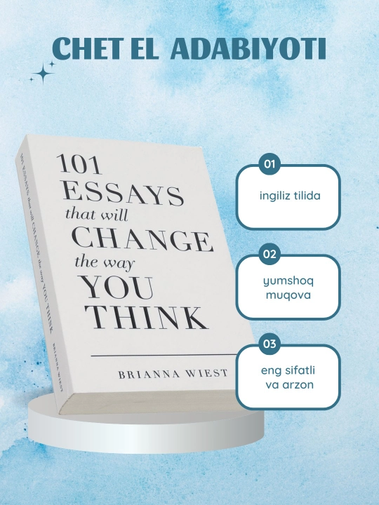 101 Essays That Will Change The Way You Think, Briana Wiest, ingliz tili - 
