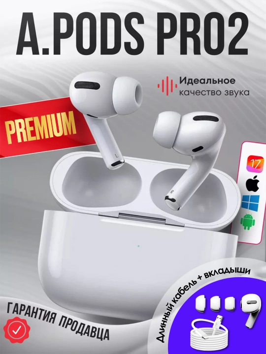 iPhone va Android uchun simsiz Pods quloqchinlari, sensorli