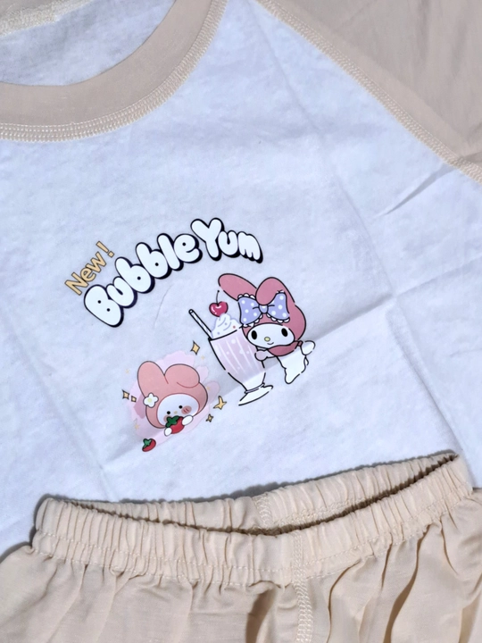 Qiz va o'g'il bolalar uchun 100% paxtadan tikilgan yozgi kiyimlar to'plami. Pijama