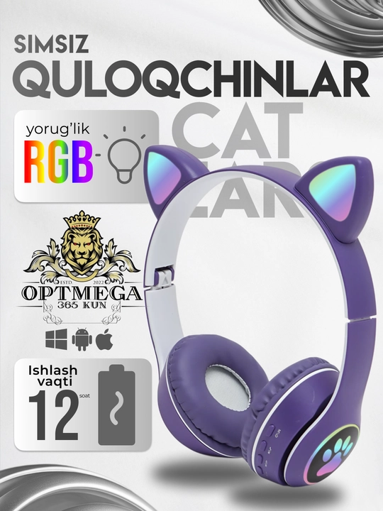 Simsiz Bluetooth quloqchinlar Pods Pro, Naushnik, pro, pods 3, pro5, max, Cat Ear, P9