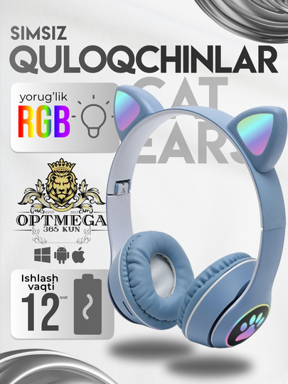 Simsiz Bluetooth quloqchinlar Pods Pro, Naushnik, pro, pods 3, pro5, max, Cat Ear, P9