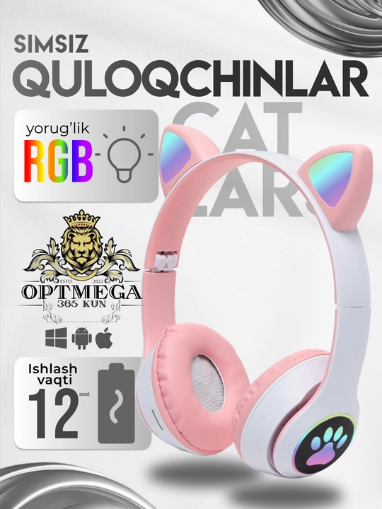 Simsiz Bluetooth quloqchinlar Pods Pro, Naushnik, pro, pods 3, pro5, max, Cat Ear, P9