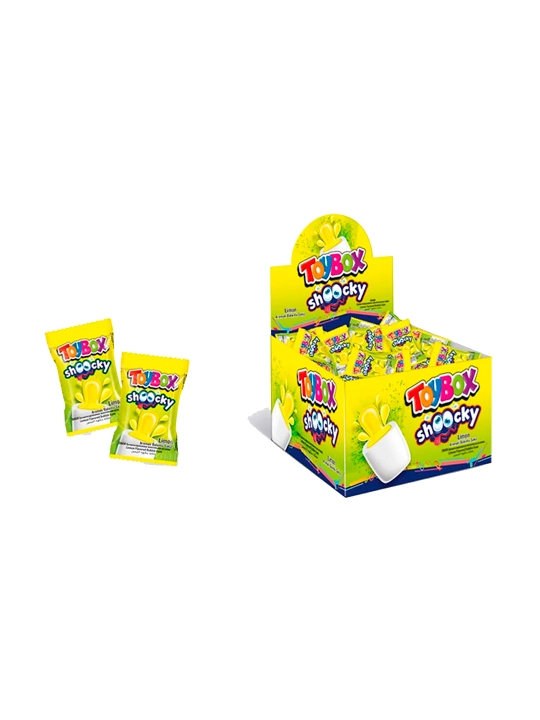 Saqich Toybox Shoki limon ta'mi bilan, nordon, 4 g (100 dona) (shouboks) - 