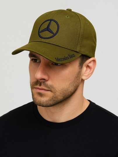 Кепка-бейсболка с логотипом Mercedes-Benz, для мужчин и женщин — LOGOUZ-ALKEPKA-ЛЗЕЛЕН