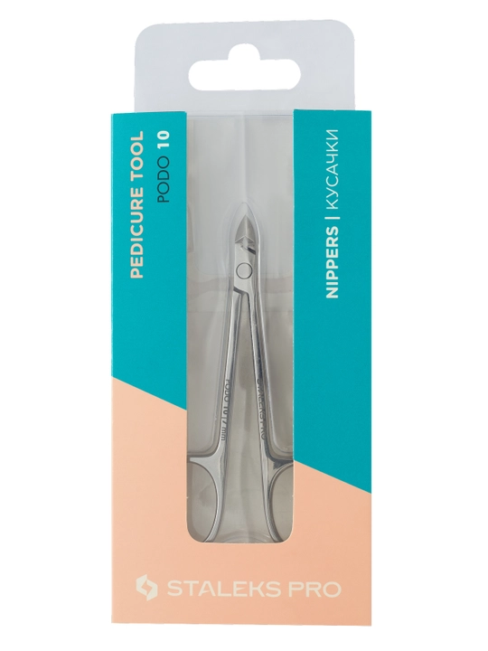 STALEKS Manikyur va pedikyur uchun "Ko'zlar" tirnoq nippers, PODO 10, 7 mm