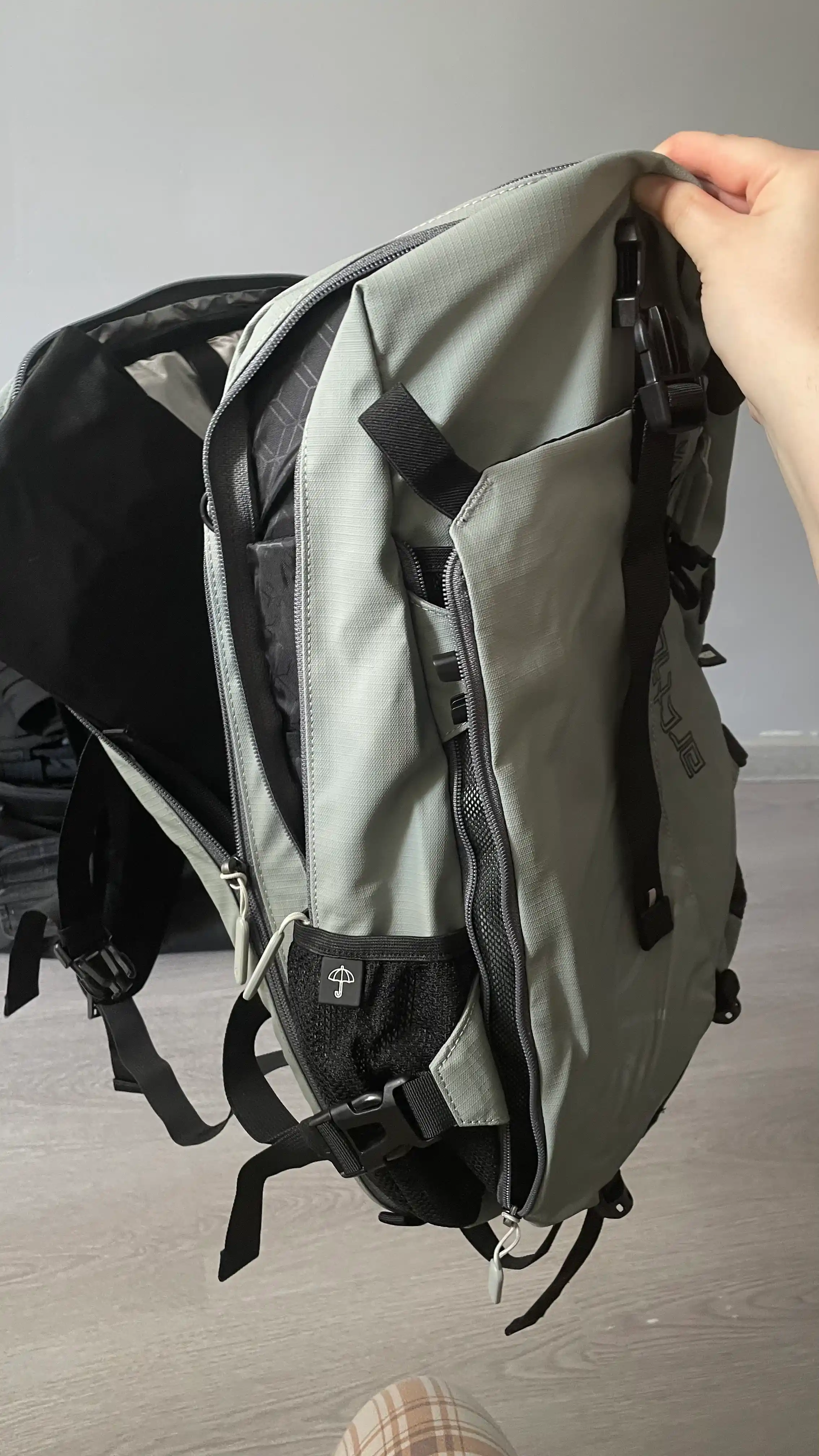 Sport ryukzak Arctic Hunter, sport sumka, sayohat, poyabzal bo'limi bilan