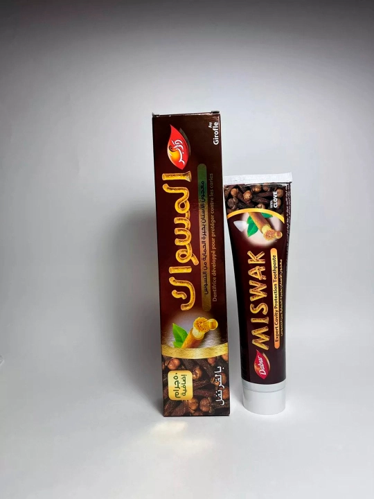 Tish pastasi Dabur Miswak, misvak ekstrakti, ftoridsiz, Dubay
