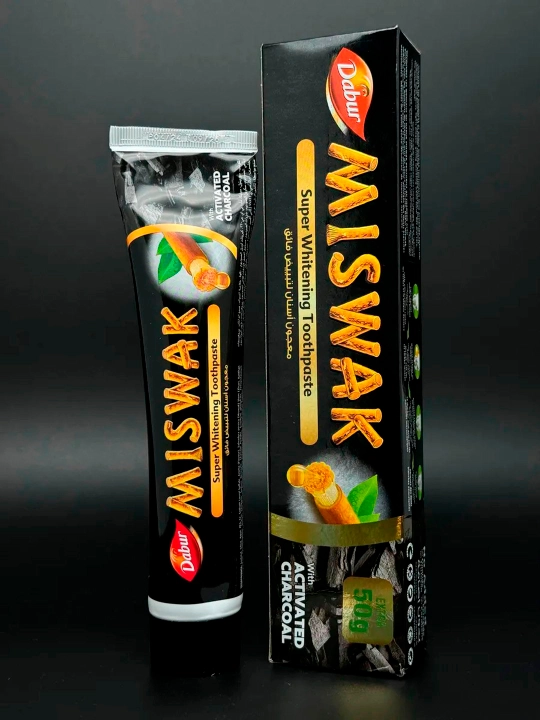 Tish pastasi Dabur Miswak, misvak ekstrakti, ftoridsiz, Dubay