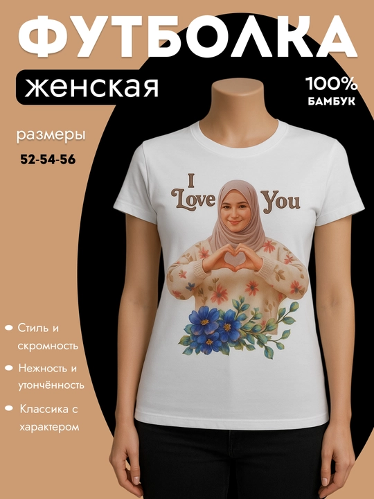 Элегантные белые футболки с рисунками для женщин - 