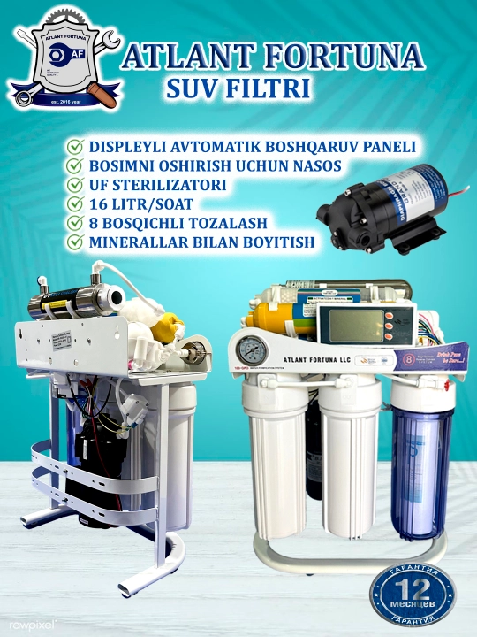 Фильтр для воды, домашний фильтр воды под мойку
